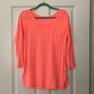 Gap 3/4 Sleeve Luxe J Neon LI